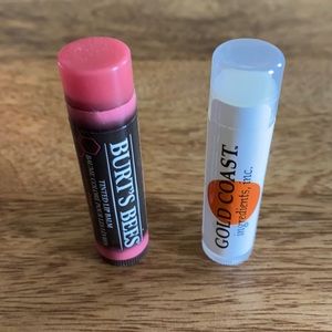 BRAND NEW Burt’s Bees + Gold Coast Lip Balm
